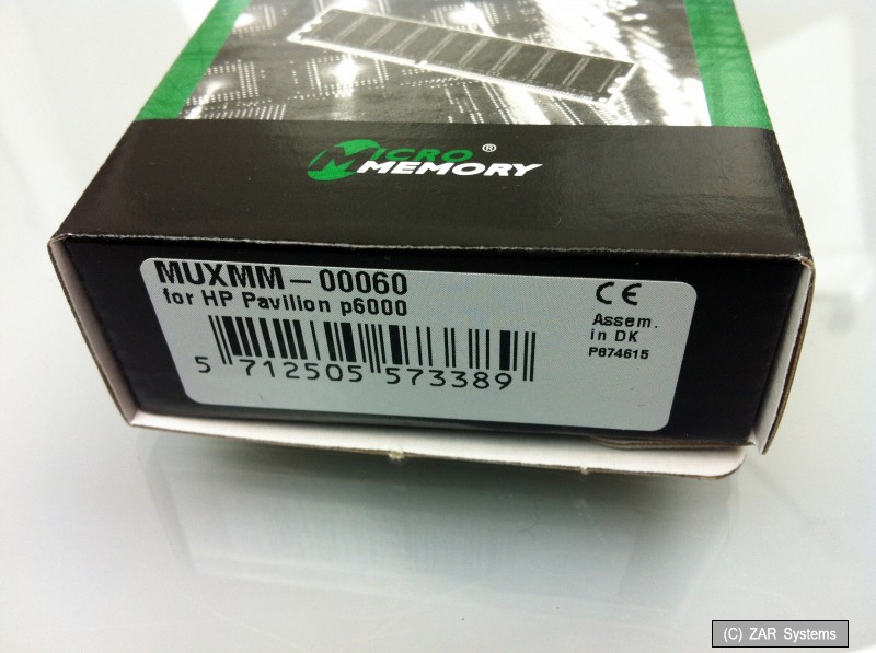 RAM 2GB DDR3 Pour HP Pavilion P6231it - Module DIMM PC3-10667 - Neuf Sous Garantie
